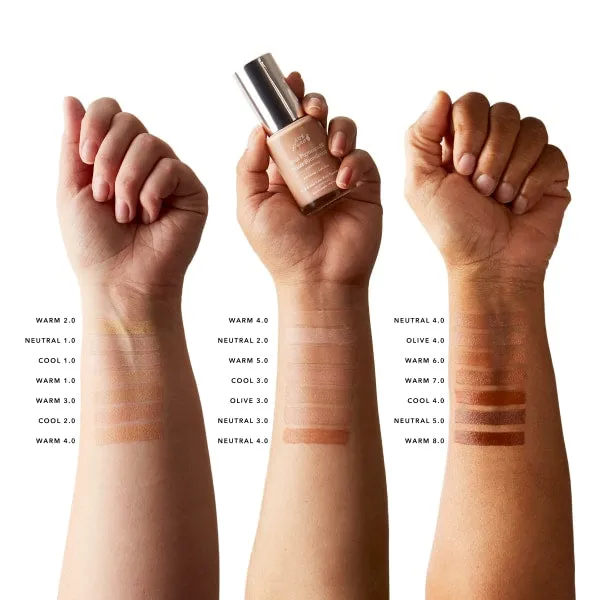 100% Pure - Fruit Pigmented® Full Coverage Water Foundation (30ml) -Warm 3.0