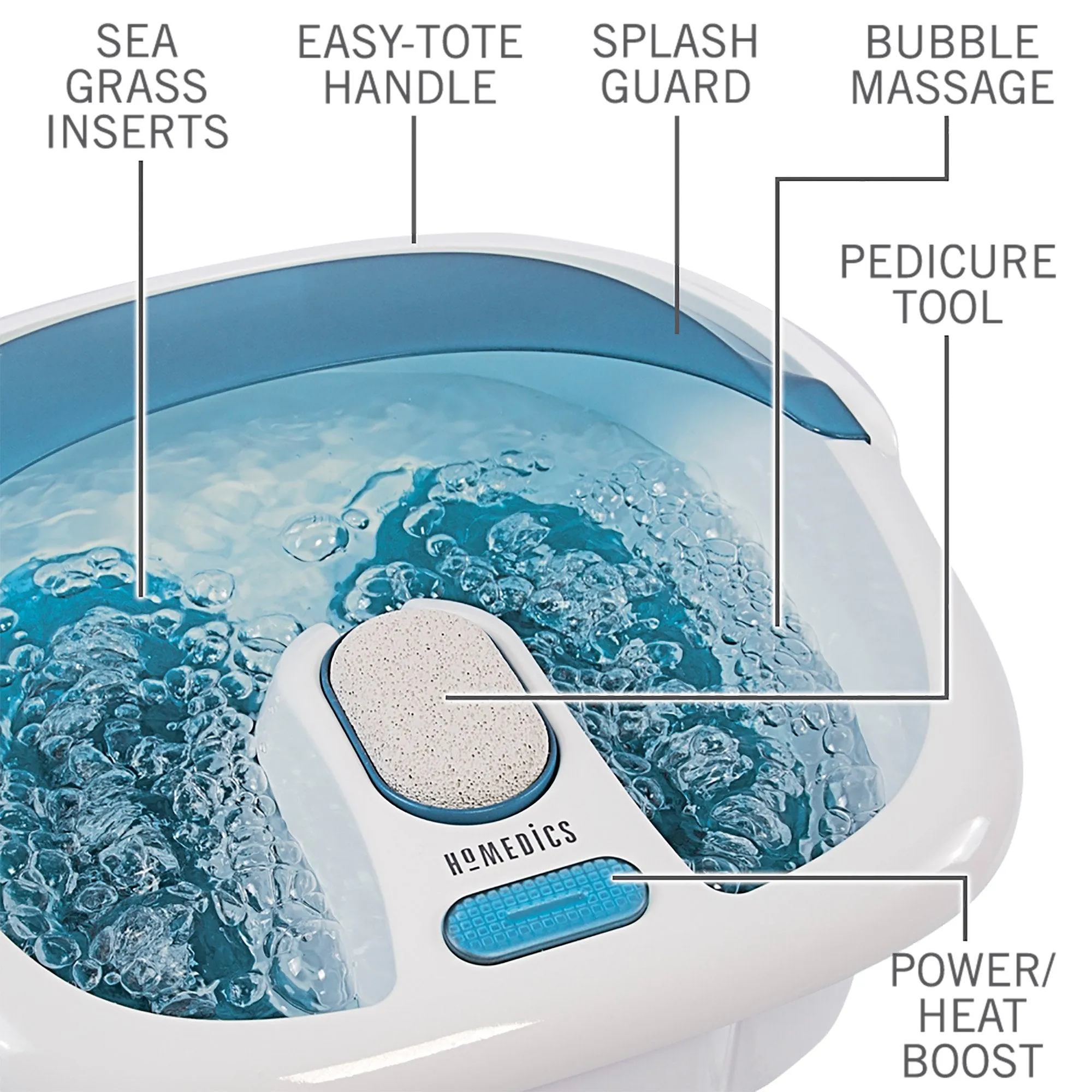 Bubble Spa Elite Footbath with Heat Boost