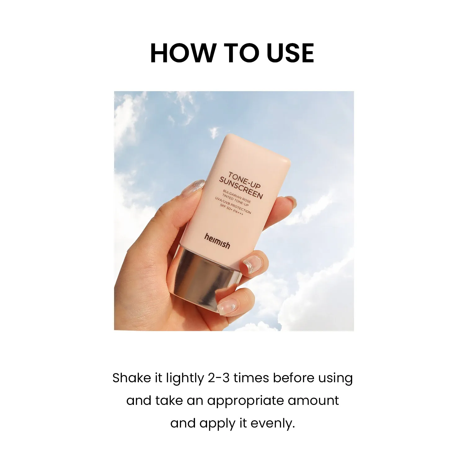 Bulgarian Rose Tinted Tone-up Sunscreen SPF50  PA   30ml/1.01fl.oz