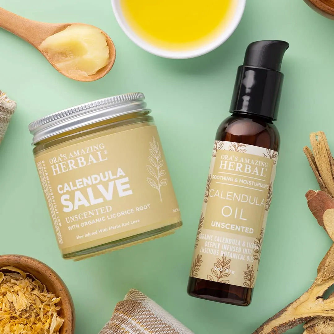 Calendula Salve & Oil Set