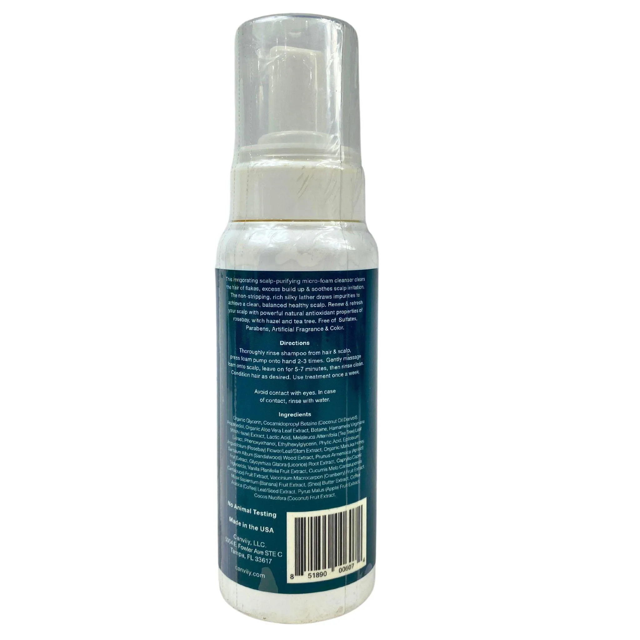 Canviiy ScalpBliss Soothing Scalp-Purifying Foam Treatment Gentle rinse-off 8OZ (23 Pcs Lot)