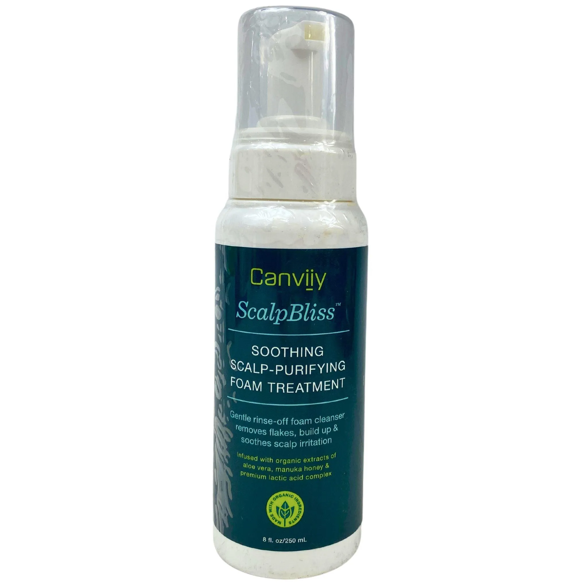 Canviiy ScalpBliss Soothing Scalp-Purifying Foam Treatment Gentle rinse-off 8OZ (23 Pcs Lot)