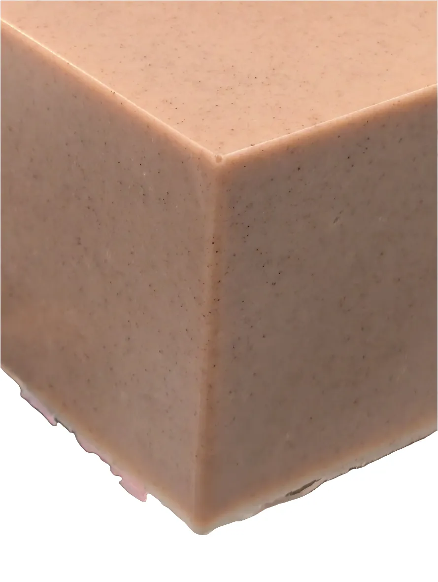 Cinnamon Bark Essential Oil with Walnut Powder and Red Morrocan Clay Bar Soap