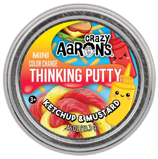 Crazy Aaron's® Thinking Putty® Mini - Ketchup & Mustard