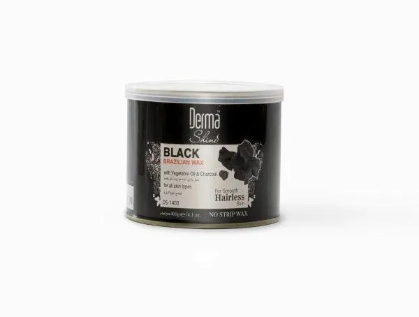 DERMA SHINE BLACK BRAZILIAN WAX 800GM TIN