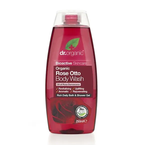 Dr Organic Rose Otto Body Wash 250ml