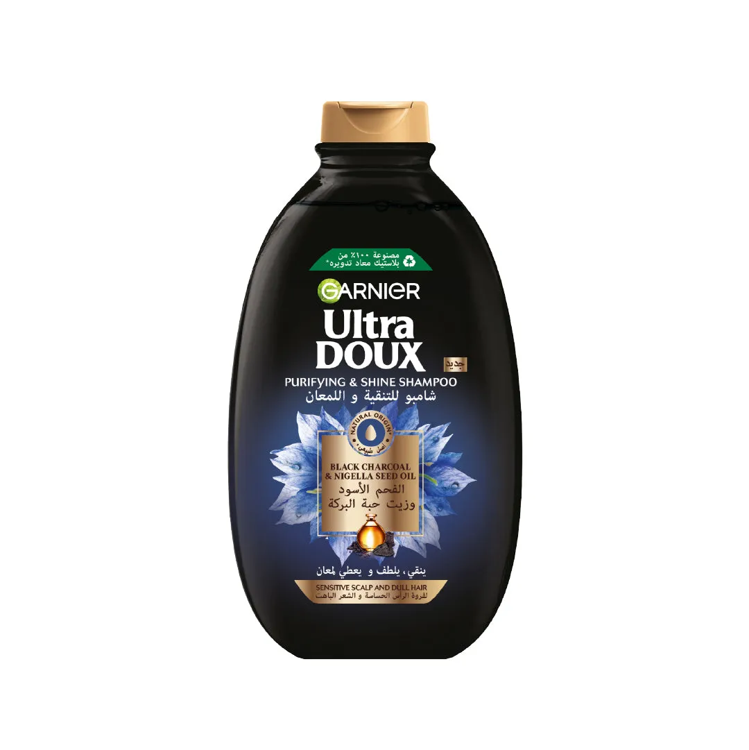 Garnier Ultra Doux Black Charcoal Shampoo