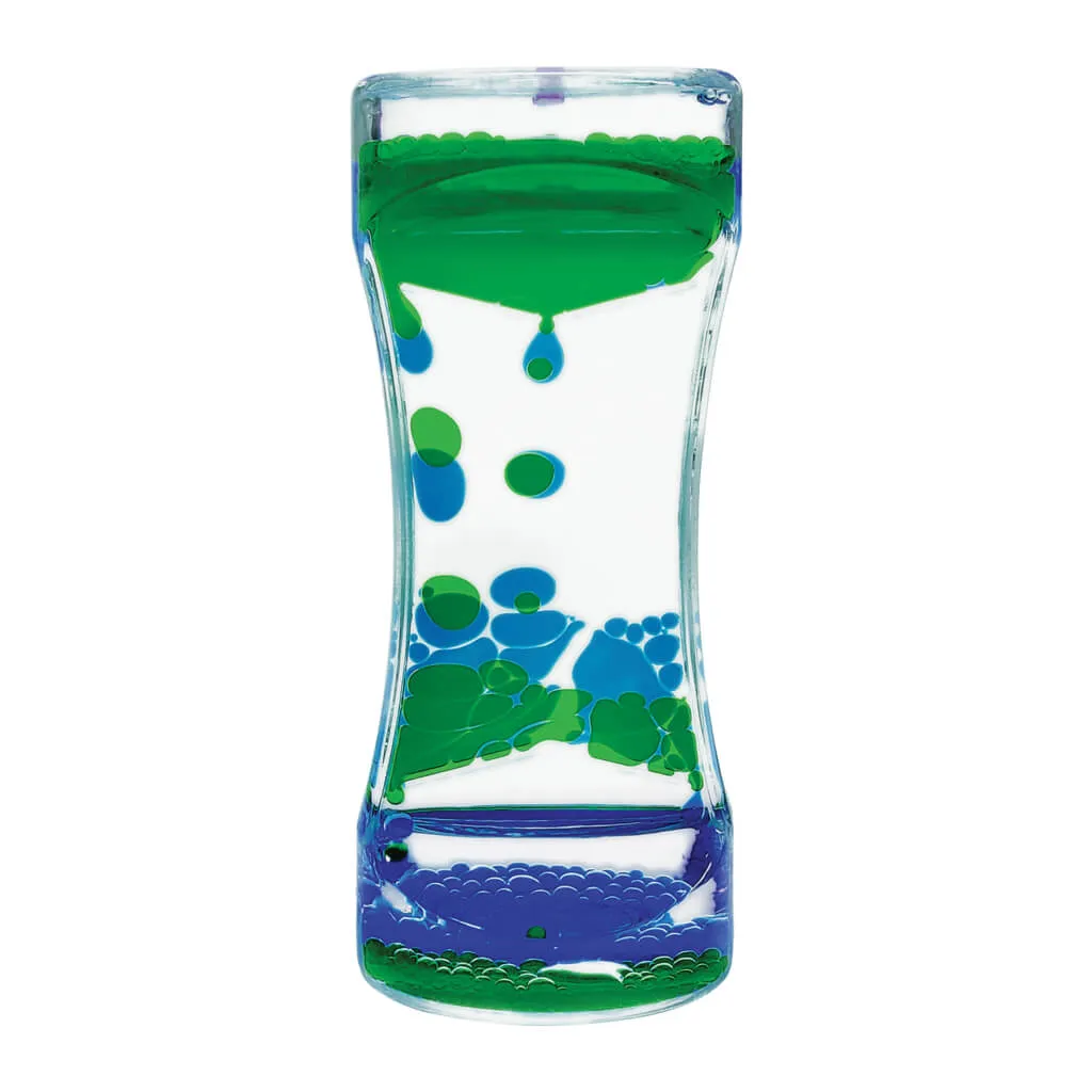 Green & Blue Liquid Motion Bubbler