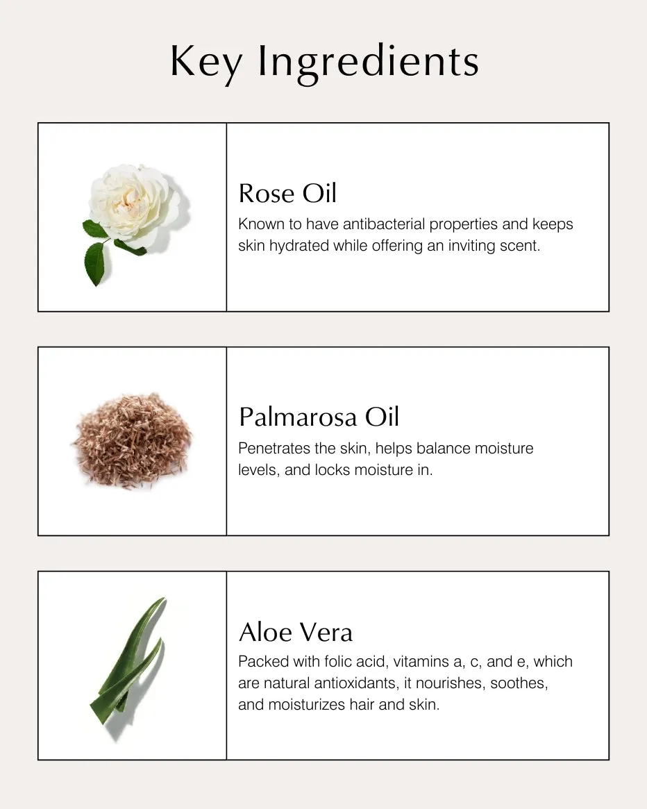 Hand Wash with Rose & Palmarosa