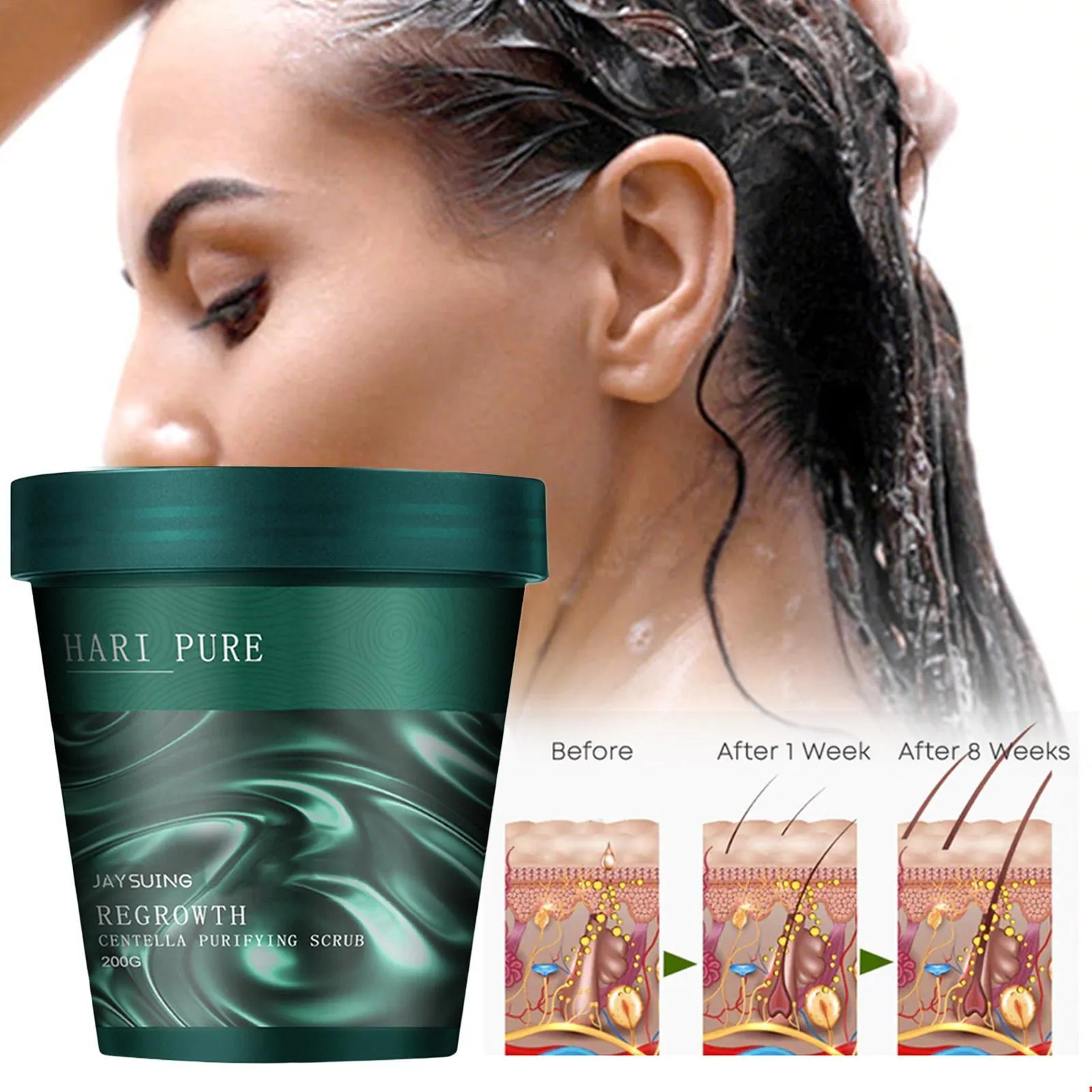 HariPure ReGrowth Centella Purifying Scrub