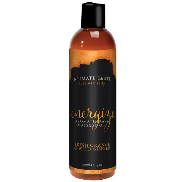 Intimate Earth Energize Massage Oil 120 ml/4 oz