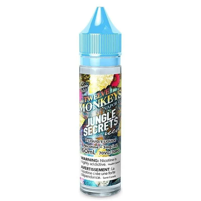 Jungle Secrets ICED - Twelve Monkeys E-Juice - 60mL