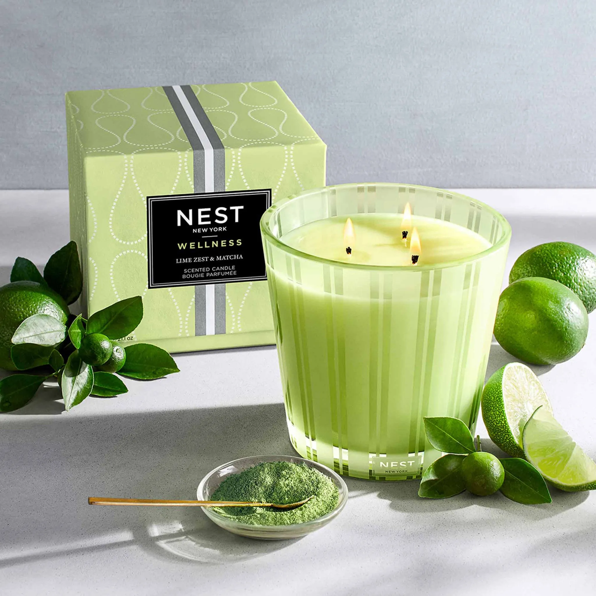 Lime Zest and Matcha Candle