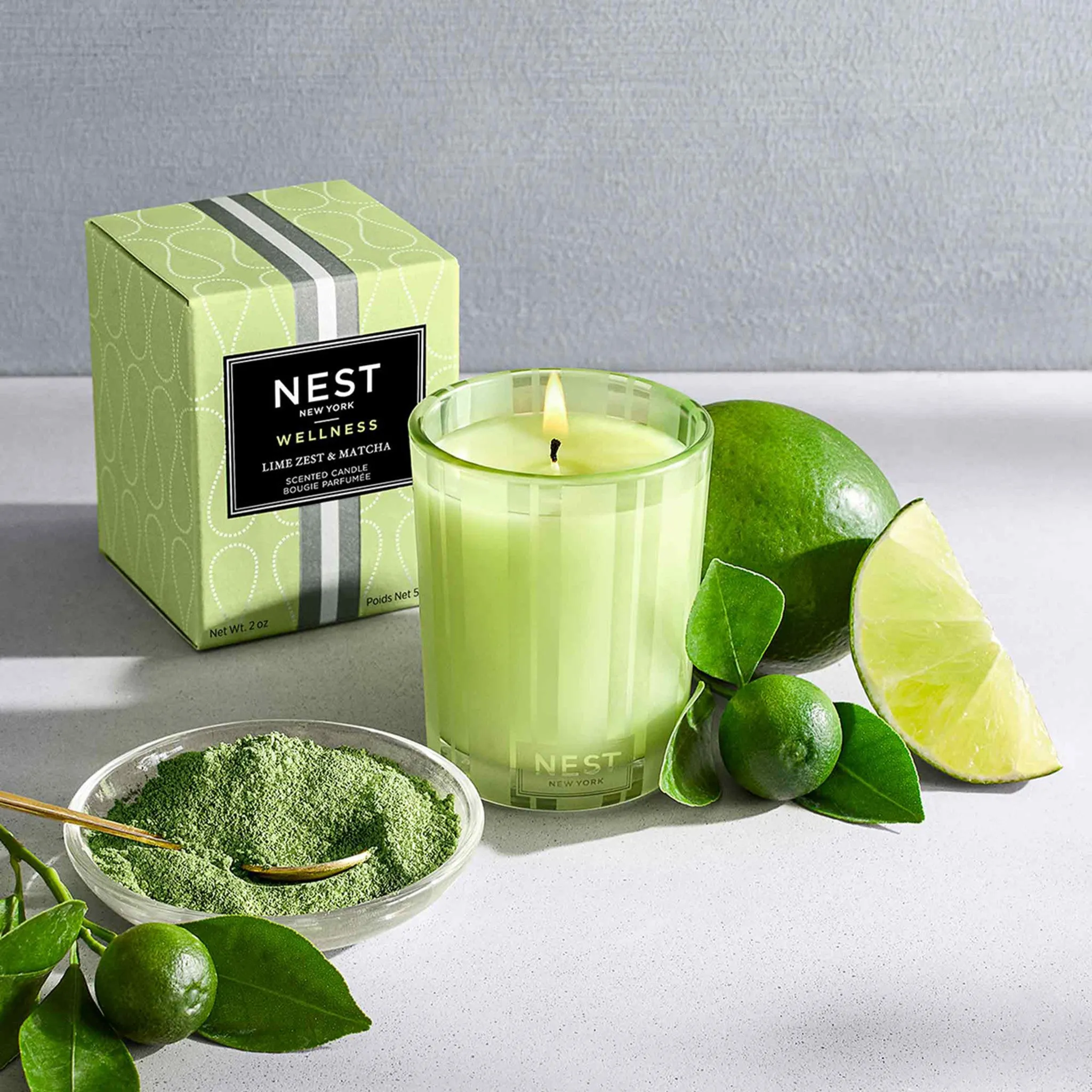 Lime Zest and Matcha Candle