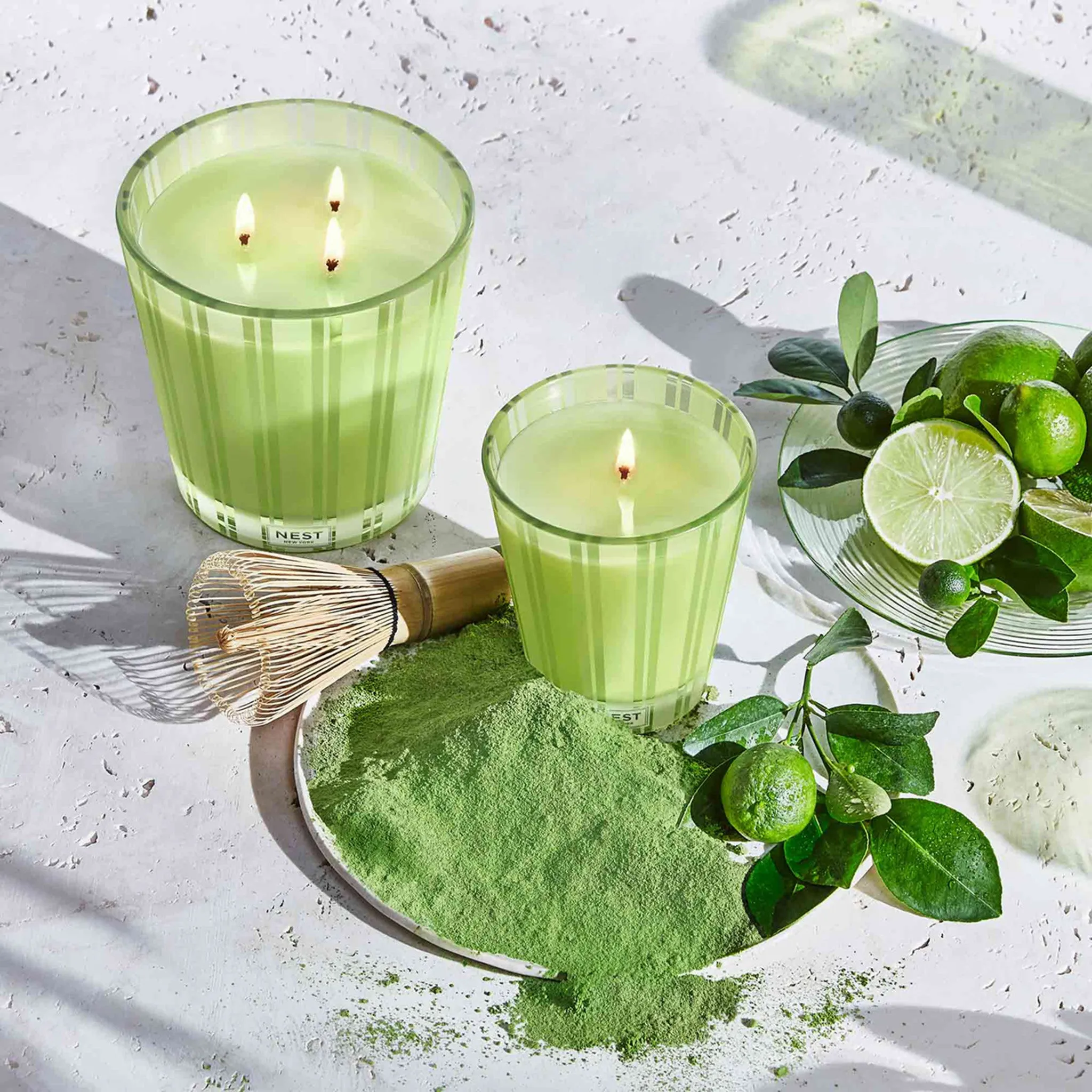 Lime Zest and Matcha Candle