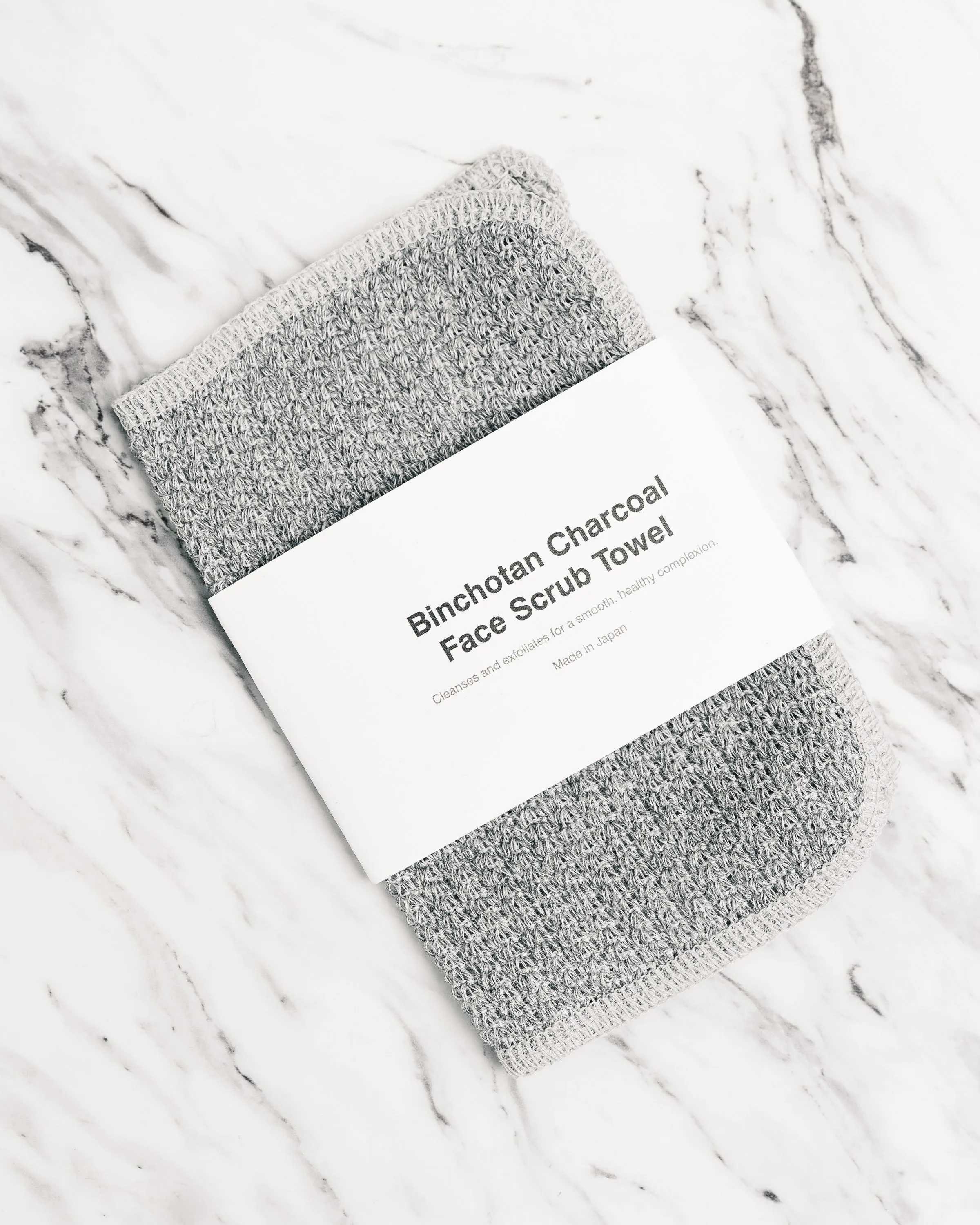 Morihata Binchotan Charcoal Face Scrub Towel