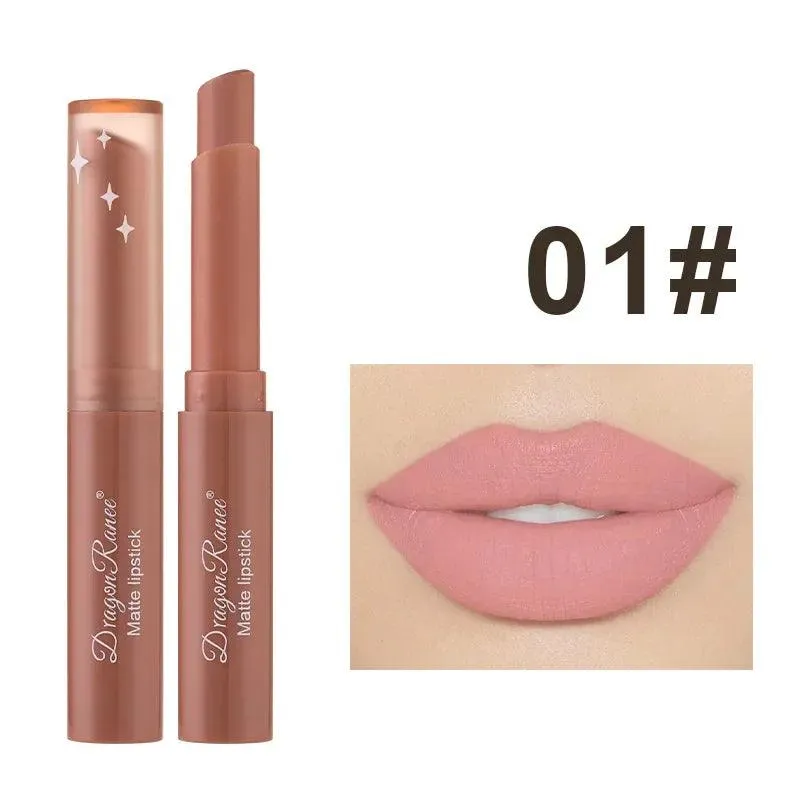 Nude Matte Lip Crayon Set: Long-Lasting & Moisturizing Brilliance