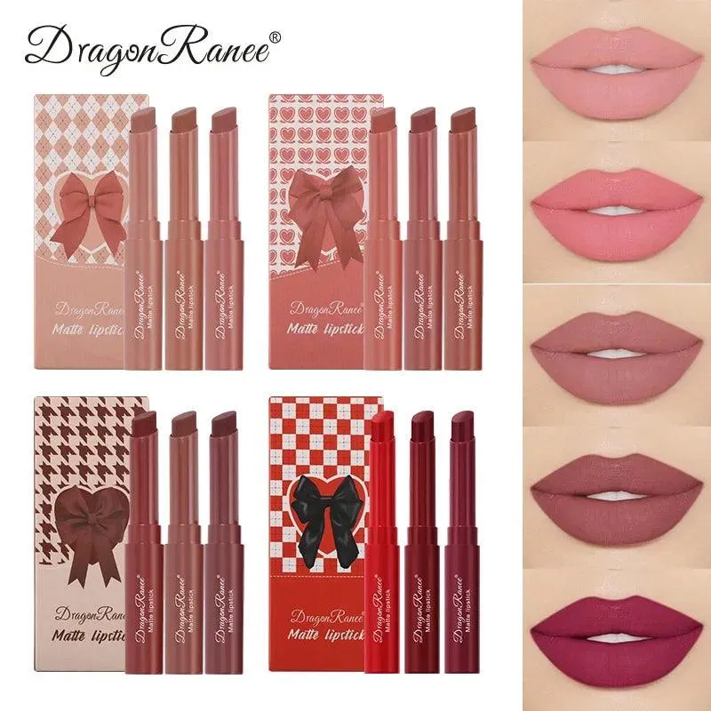 Nude Matte Lip Crayon Set: Long-Lasting & Moisturizing Brilliance