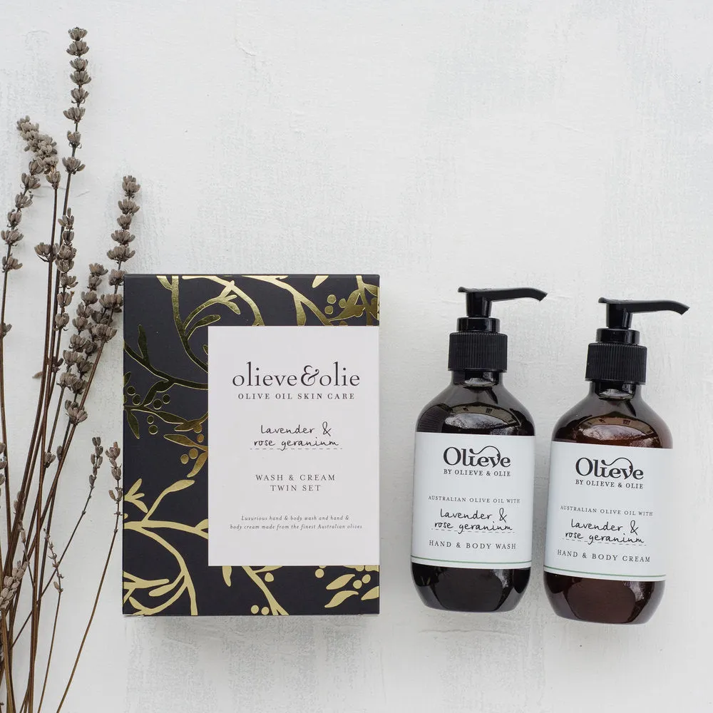 Olieve & Olie - Wash & Cream Twin Set