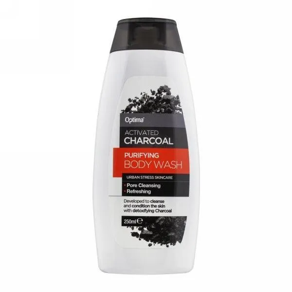 OPTIMA ACTIVATED CHACOAL PURIFYING BODY WASH 250ML