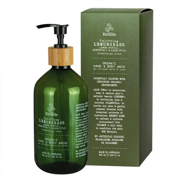 Organic Hand   Body Wash - Lemongrass