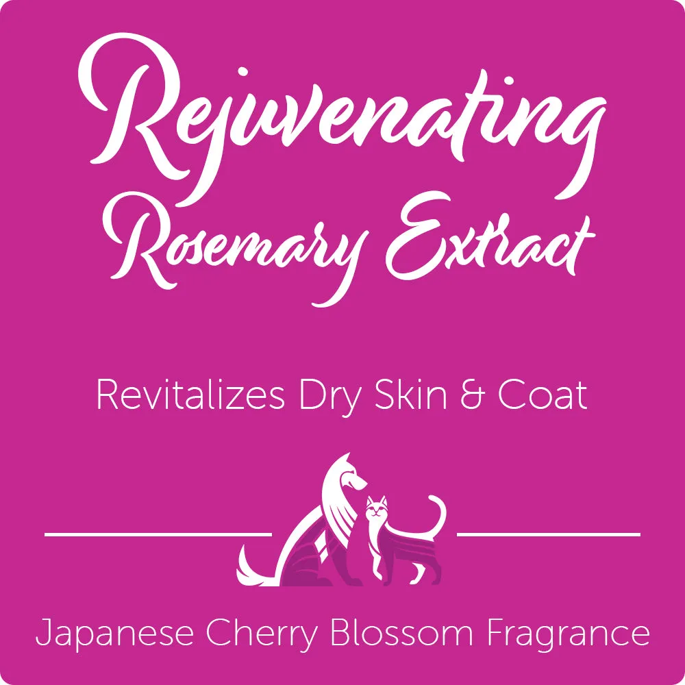 Rejuvenating Rosemary Extract Pet Shampoo | Japanese Cherry Blossom