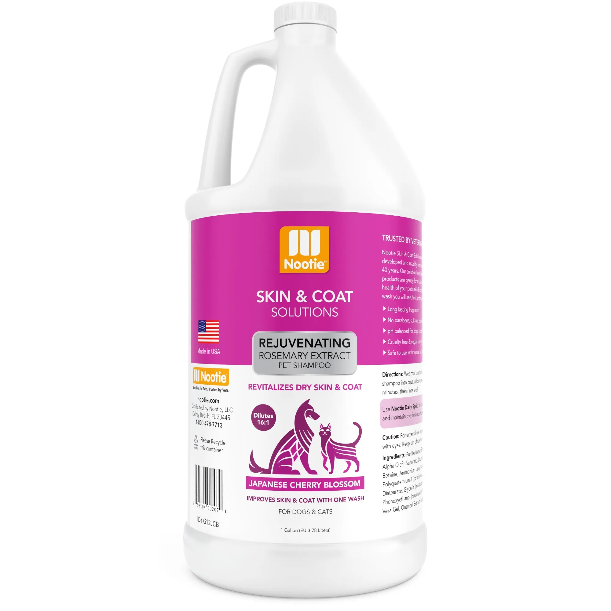 Rejuvenating Rosemary Extract Pet Shampoo | Japanese Cherry Blossom