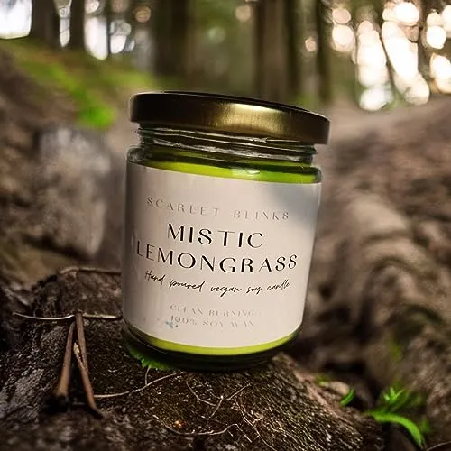 Scarlet Blinks Citrus Sorbet Candles | Jasmine Elixir Candles | Lemon Grass Candles | Soy Wax Candles | Aroma Therapy Candles | BurningTime:- 45HRS Pack of 3