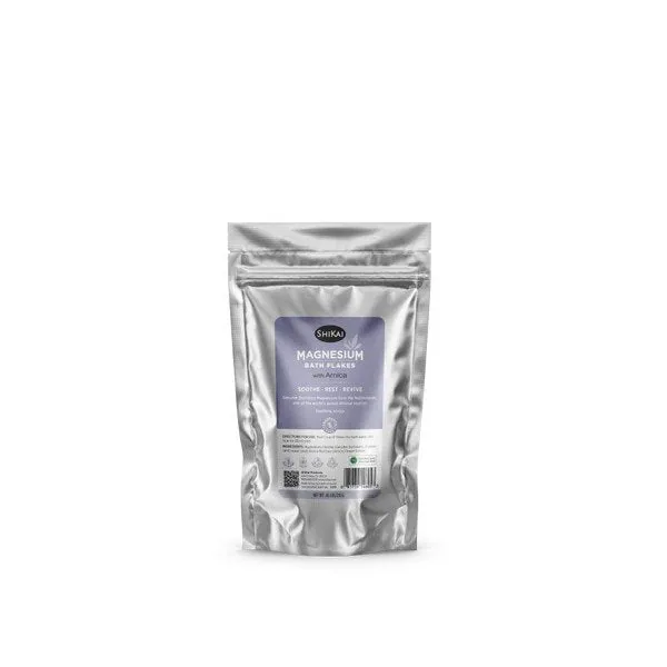 Shikai Magnesium Bath Flakes with Arnica - Travel Size .46 lbs Bag